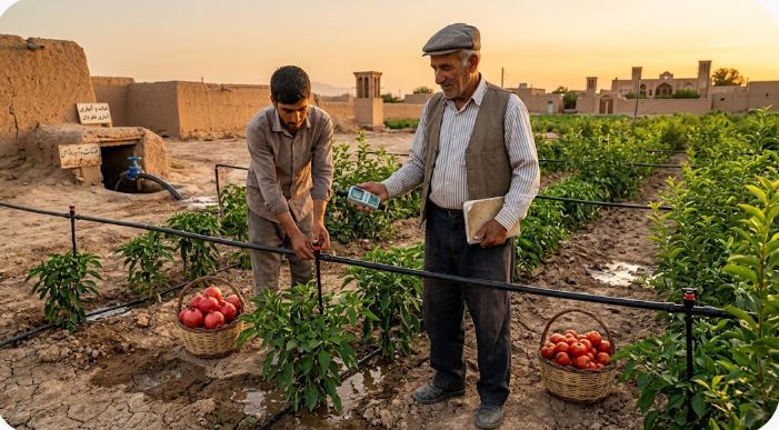 مزارع بهره ور در ایران